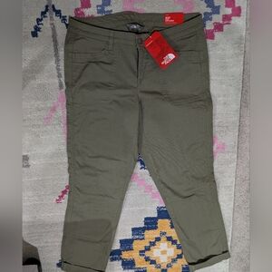 NWT North Face Cliffside Pant Straight Fit - Green - Women's Size 12 Reg